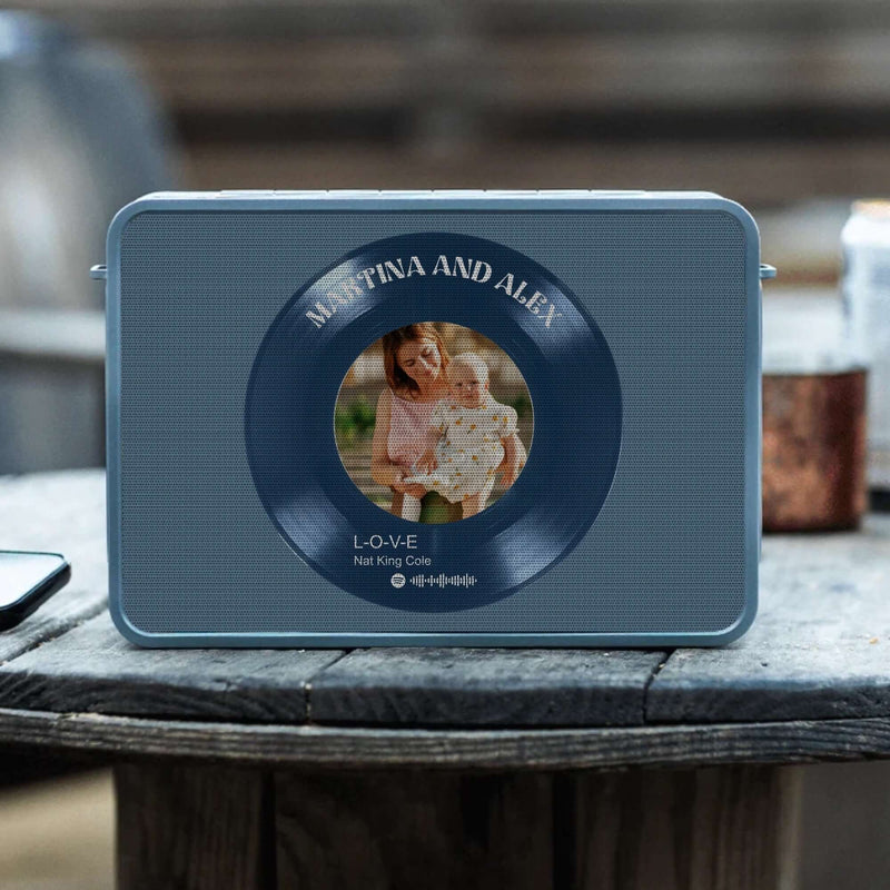 Custom Record Speaker - Spotify Photo