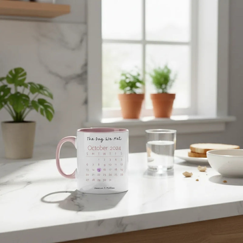 Custom Accent Coffe Mug 11oz - Calendar