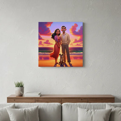 Custom Metal Canva with Open AI's Dall-E image generator!