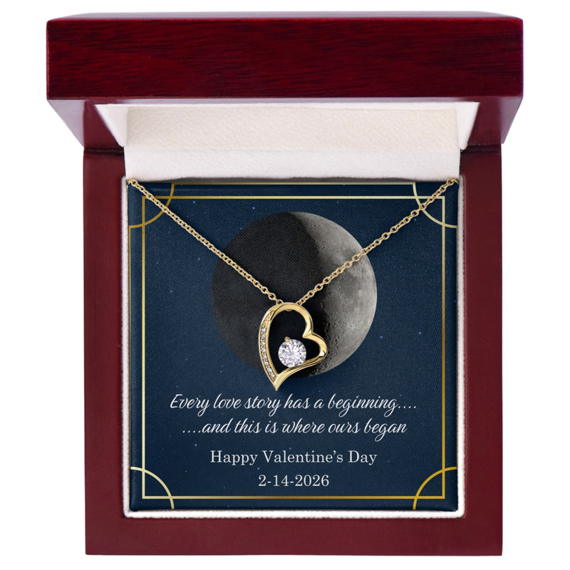 Custom Forever Love Necklace with Moon Phases | Shopify Product Personalizer