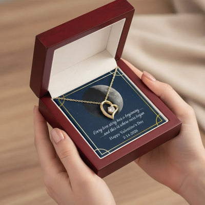 Custom Forever Love Necklace with Moon Phases | Shopify Product Personalizer