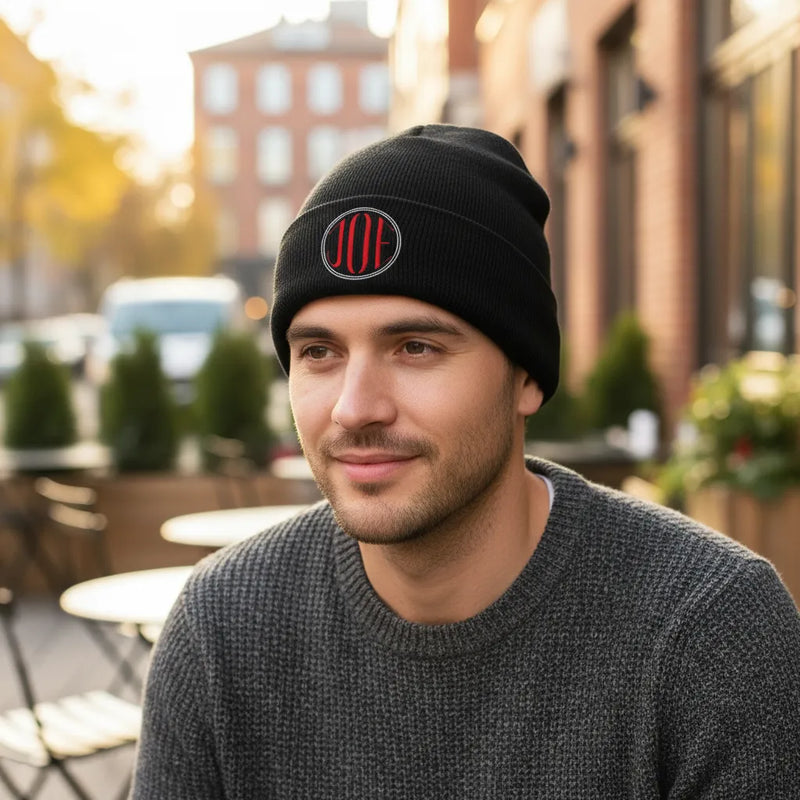 Custom Monogram Cuffed Beanie | Shopify Product Personalizer