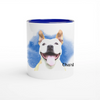 Custom Watercolor 11oz Ceramic Mug - Photo & Texts