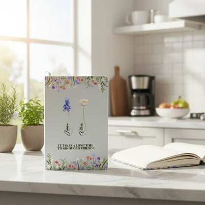 Custom Ambassador Bound Journal with Flower Design | Shopify Product Personalizer