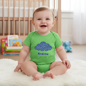 Custom Baby Bodysuit - Word Cloud | Shopify Product Personalizer