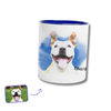 Custom Watercolor 11oz Ceramic Mug - Photo & Texts