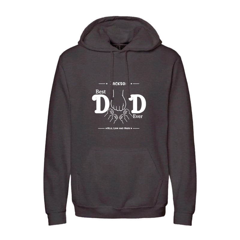 Custom Fleece Pullover Hooded Sweatshirt for Dad | Shopify Product Personalizer
