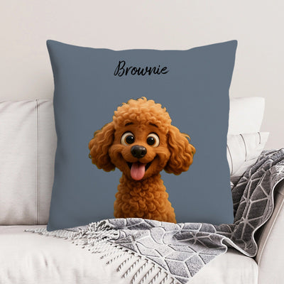 Custom Pet Pillow with AI Cartoon Filters | Shopify Product Personalizer