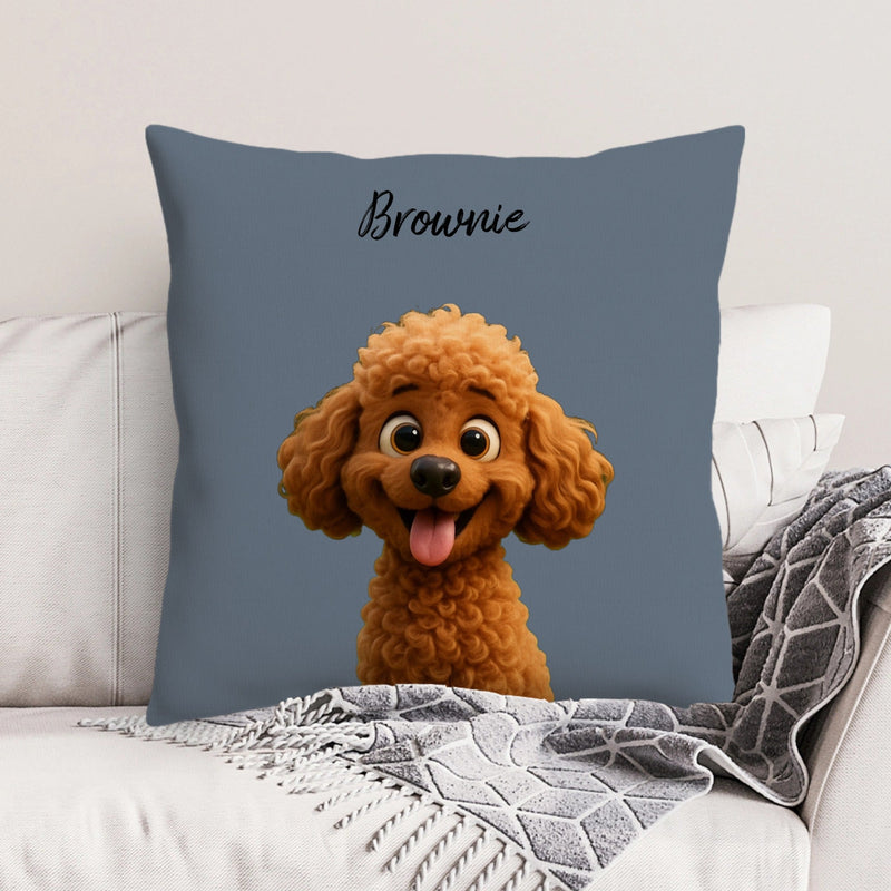 Custom Pet Pillow with AI Cartoon Filters | Shopify Product Personalizer