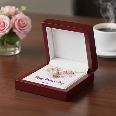 Custom Alluring Beauty Necklace - Word Cloud | Shopify Product Personalizer