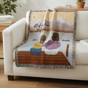 Custom Heirloom Woven Blanket - Mother's Day