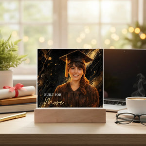 Custom Graduation Acrylic Square Plaque - Photo Portrait Gift | Shopify Product Personalizer