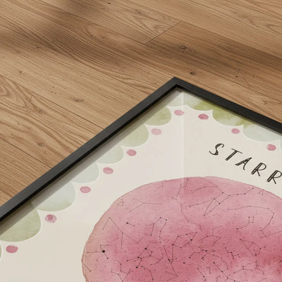 Personalized Birth Map Frame for Kids – Custom Star or Street Map