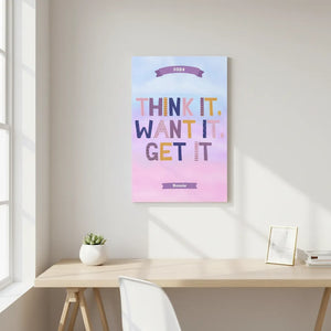Custom Motivational Gallery Wrapped Canvas (2:3)