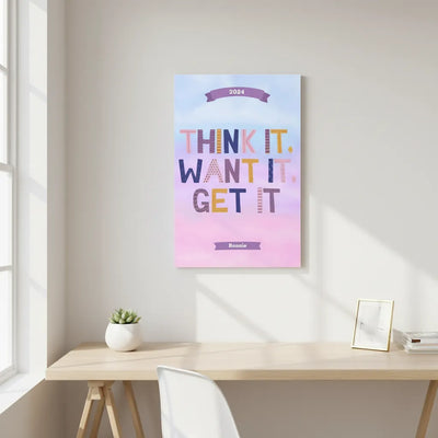 Custom Motivational Gallery Wrapped Canvas (2:3)