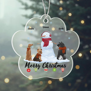 Custom Acrylic Paw Ornament - Pet Clipart | Shopify Product Personalizer