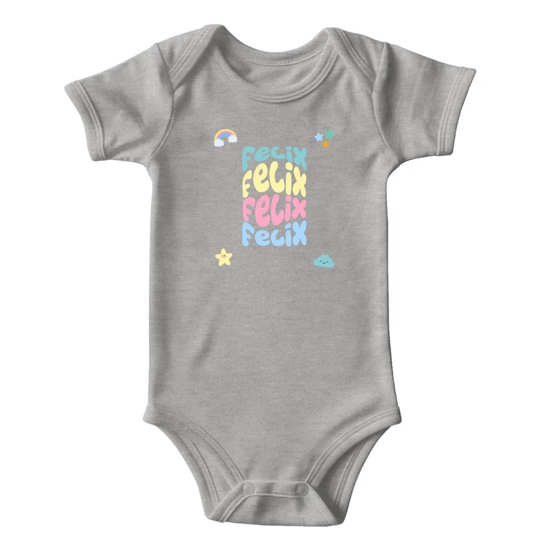 Custom Unisex Onesie - Warped Text