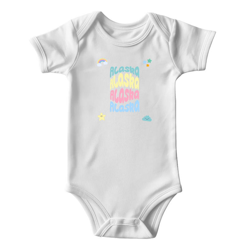 Custom Unisex Onesie - Warped Text