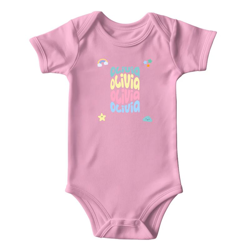 Custom Unisex Onesie - Warped Text