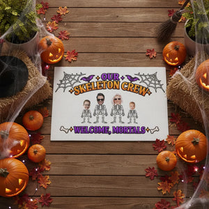 Custom Skeleton Crew Door Mat | Shopify Product Personalizer
