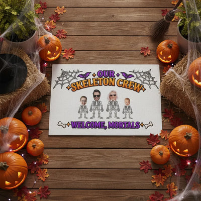 Custom Skeleton Crew Door Mat | Shopify Product Personalizer