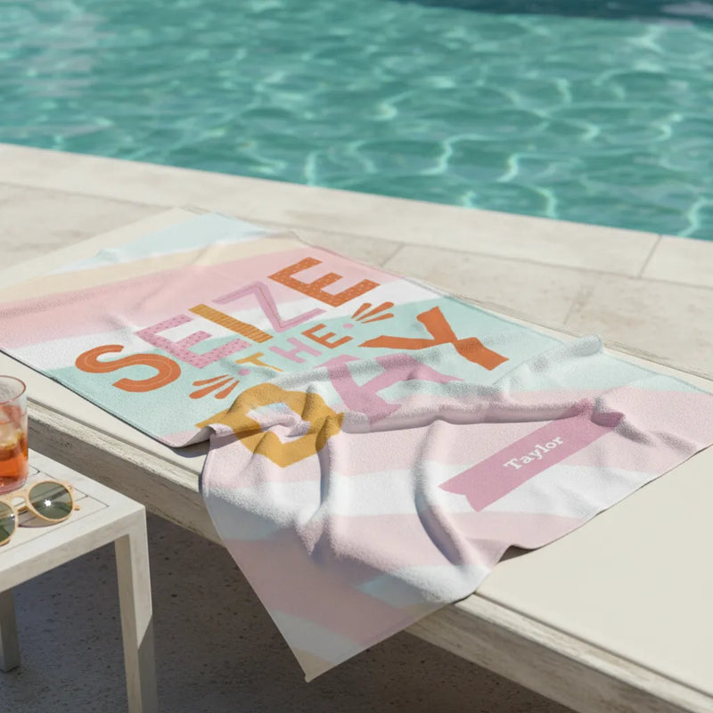 Custom Motivational Sports Towel
