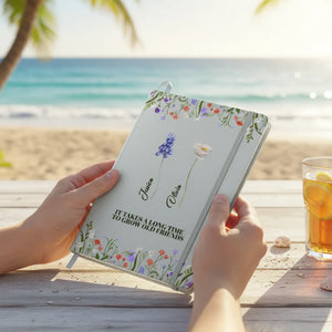 Custom Ambassador Bound Journal with Flower Design | Shopify Product Personalizer