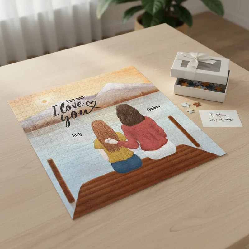 Custom Premium Puzzle for Mom