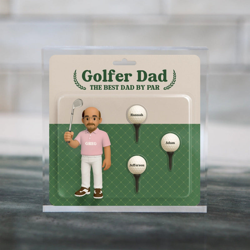 Custom Acrylic Square - Golfer Dad