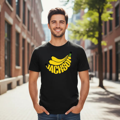 Custom Unisex Short Sleeve T-Shirt - Fruit Name | Shopify Product Personalizer