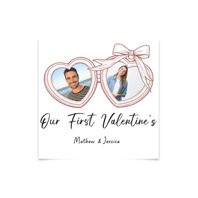 Custom Valentin's Square Poster | Shopify Product Personalizer
