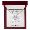 Custom Forever Love Heart Necklace - Together Since Calendar