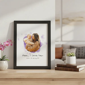 Custom Framed Poster - Mother's Day Photo