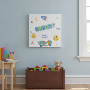 Custom Kids Name Canvas | Shopify Product Personalizer