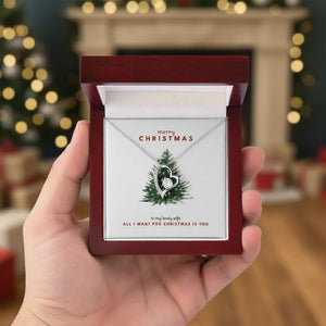 Custom Forever Love Necklace - Merry Christmas | Shopify Product Personalizer