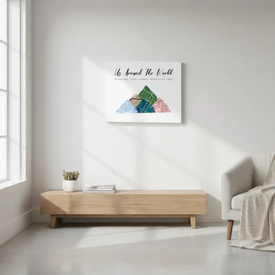 Custom Street Map Framed Canvas | Shopify Product Personalizer