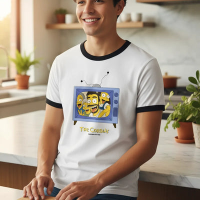 Custom Family Ringer T-Shirt - Simpsons Style | Shopify Product Personalizer