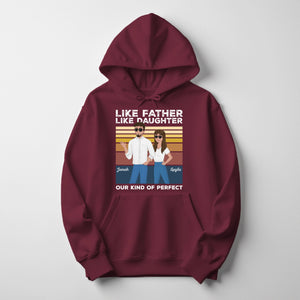 Like Father Like Daughter – Personalized Hoodie