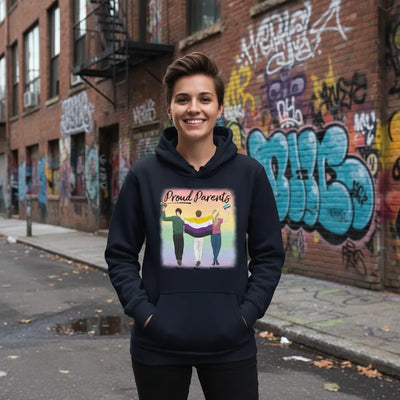 Custom Unisex Pullover Hoodie - Proud Parents