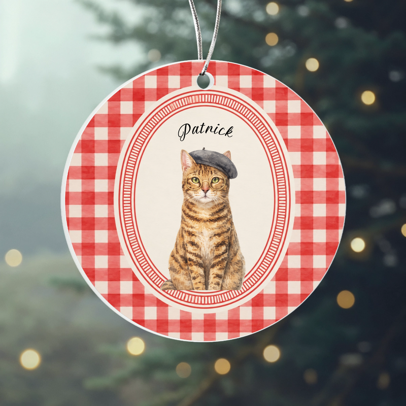 Custom Retro Pet Acrylic Ornament | Shopify Product Personalizer