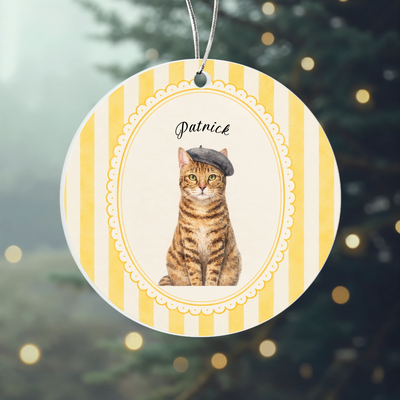 Custom Retro Pet Acrylic Ornament | Shopify Product Personalizer