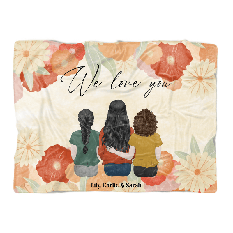 Custom Premium Blanket - Mother's Day