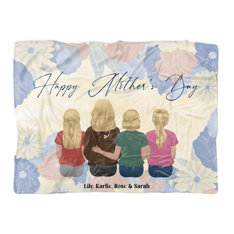 Custom Premium Blanket - Mother's Day