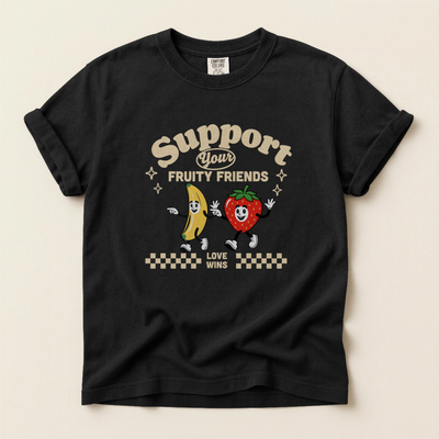 Custom Support Your Fruity Friends T-Shirt | Shopify Product Personalizer