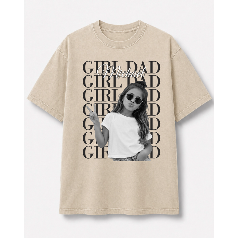 Custom Photo Vintage T-Shirt | Shopify Product Personalizer