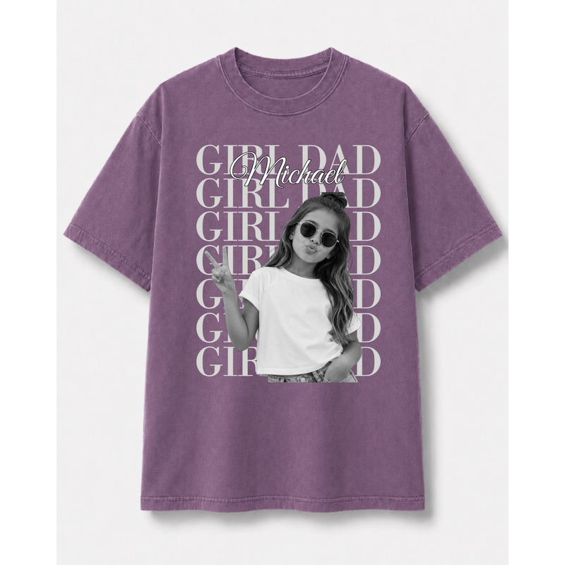 Custom Photo Vintage T-Shirt | Shopify Product Personalizer