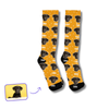 Custom Pet Color Socks - Face Cut and Outline