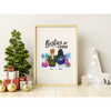 Custom Christmas Canvas - Best Friends