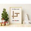 Custom Crossword Family Frame - Better Together