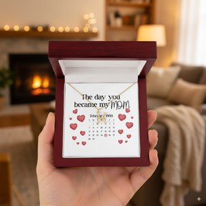 Custom Zodiac Symbol Necklace - The Day You Became My Mom